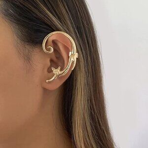 Gold cat ear cuff